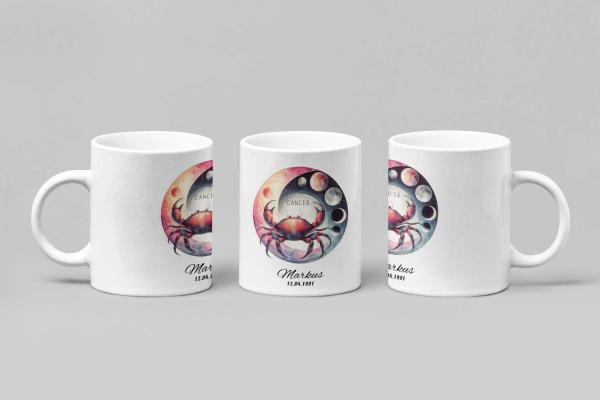 Tasse Sternzeichen - Krebs01
